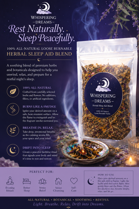 Whispering Dreams-Burnable Sleep Aid Blend