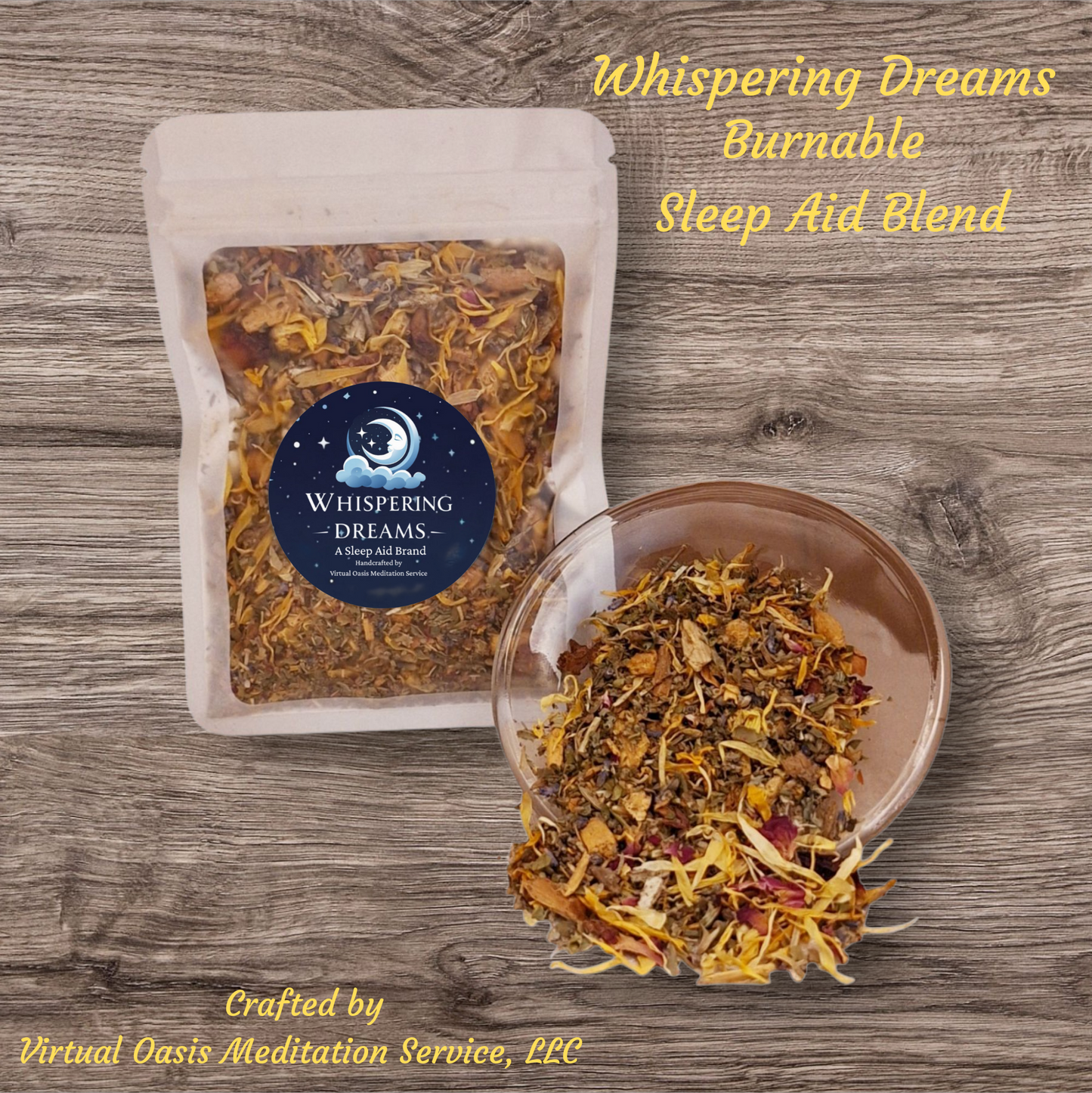 Burnable Loose Herbs Sleep Aid Blend